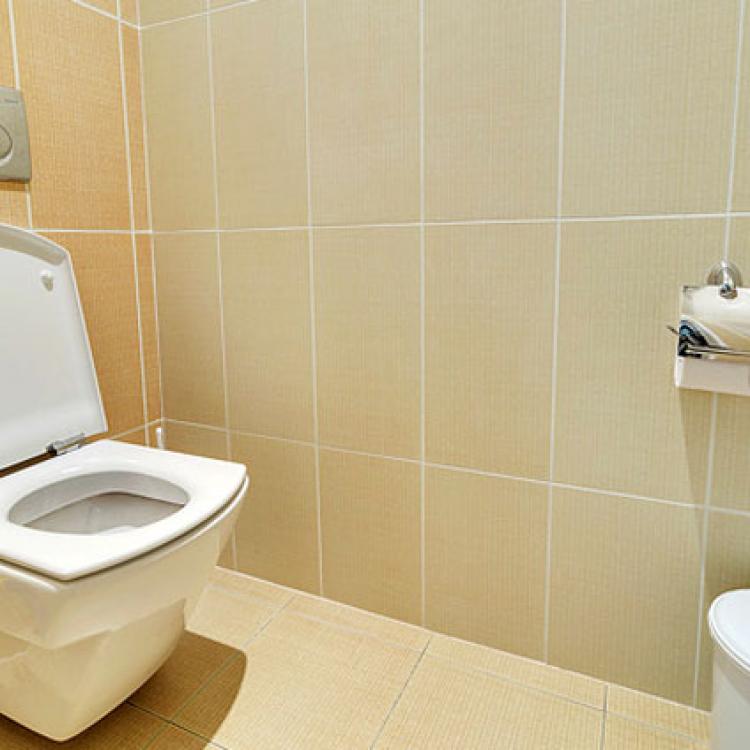 Туалетная комната с унитазом в номере 2 местный 2 комнатный Люкс, Корпус А санатория Горный воздух Железноводска